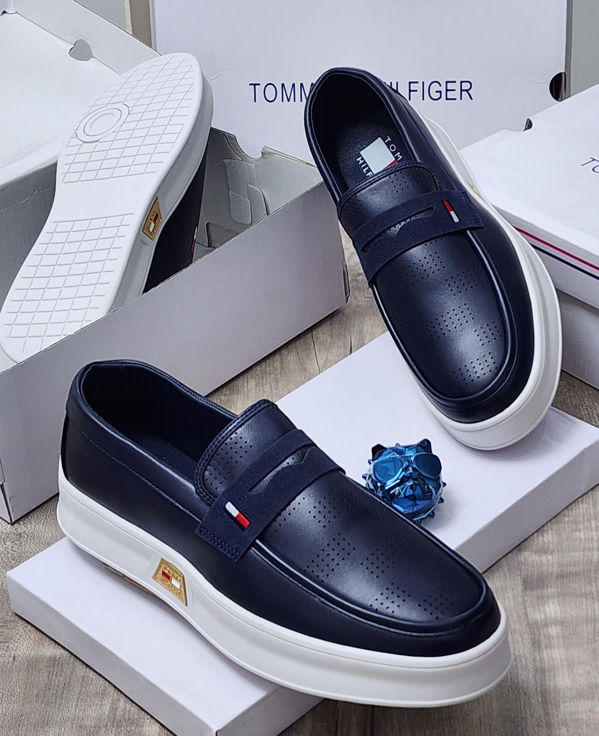 3. NAVY BLUE LOAFERS