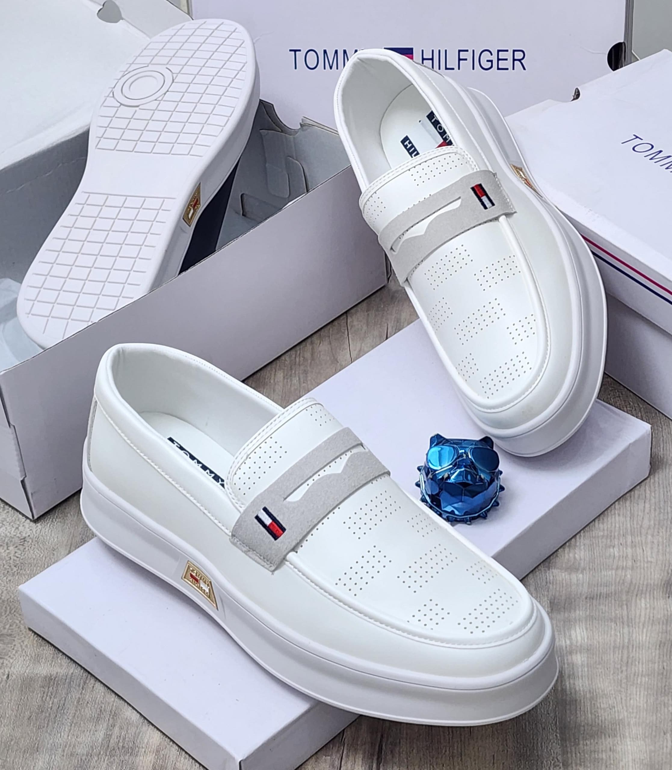 2. WHITE LOAFERS