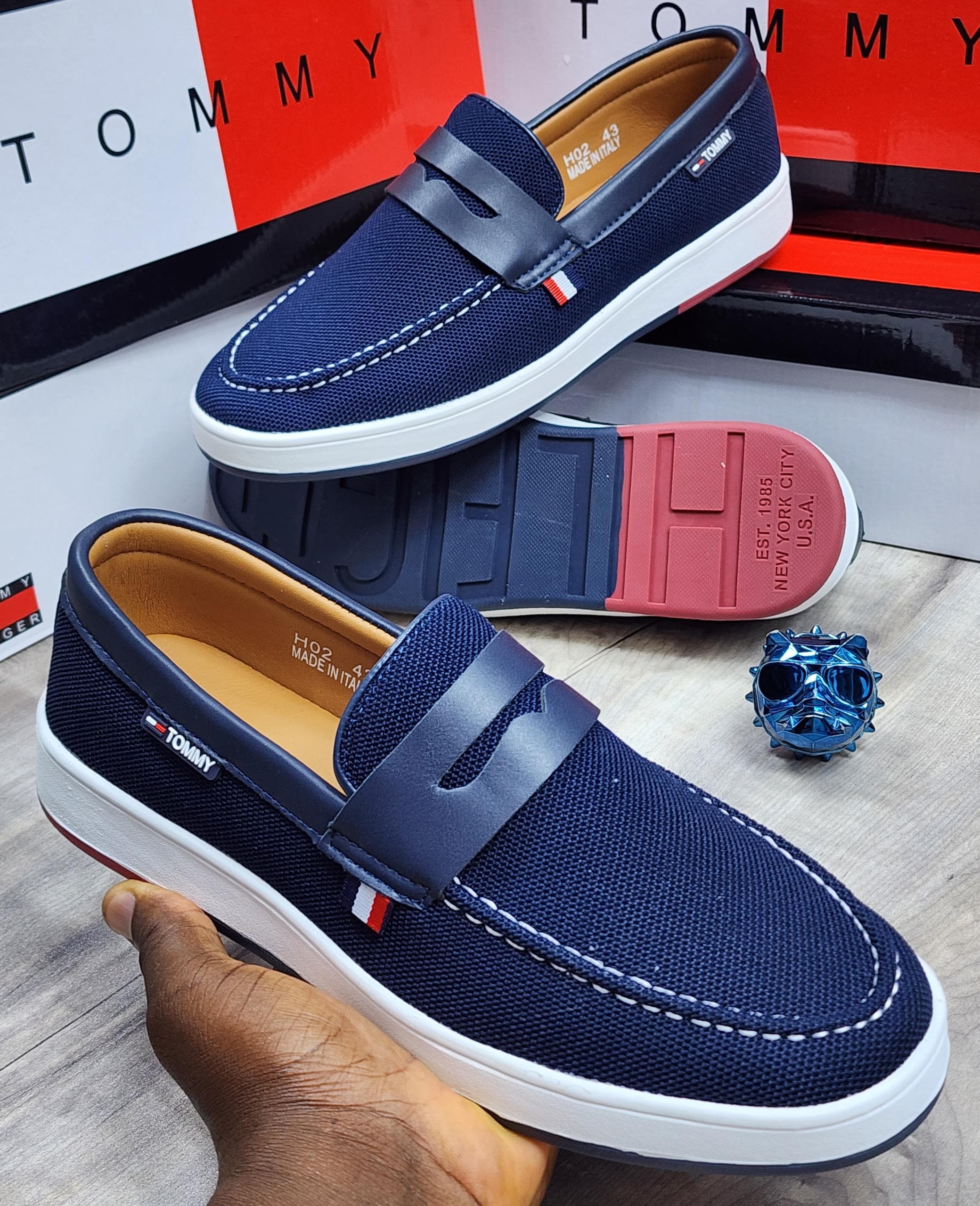 1. Navy blue Loafers